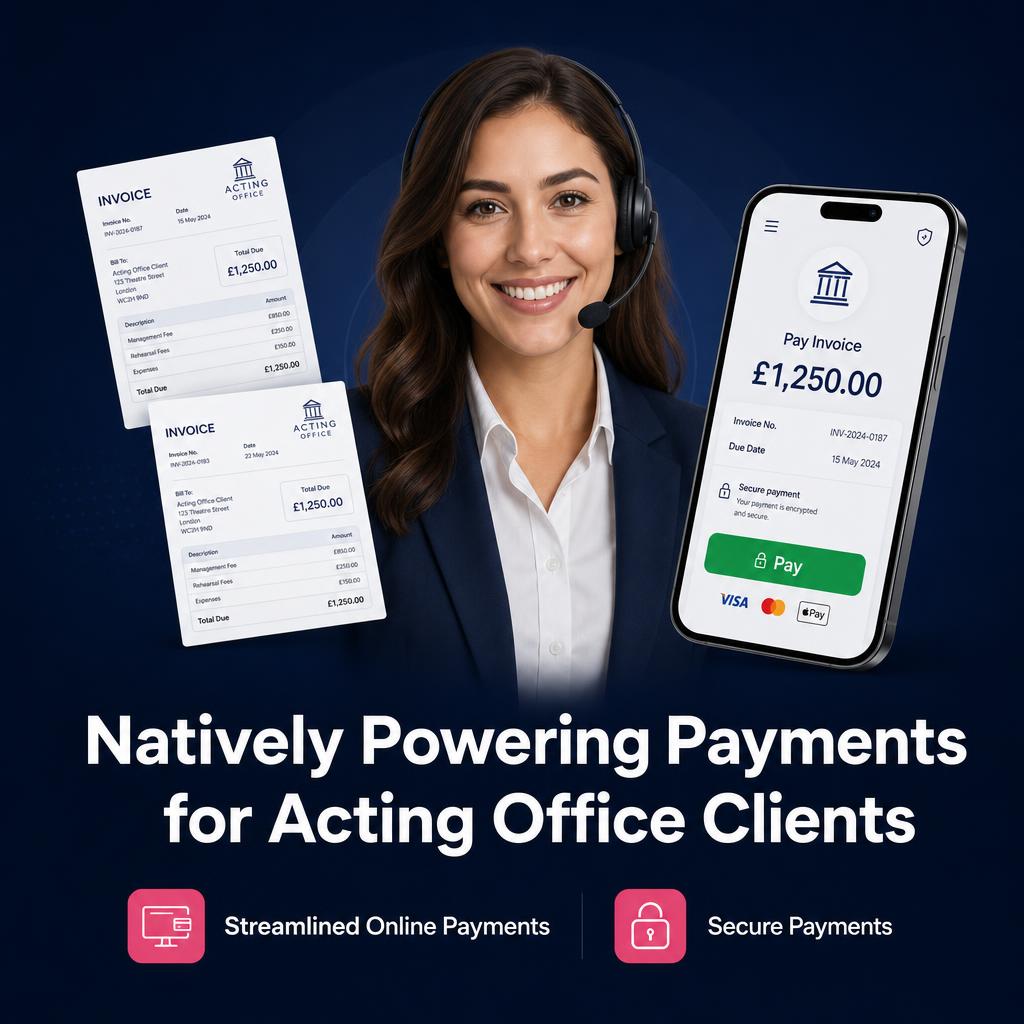 Natively powering payments for Acting Office clients